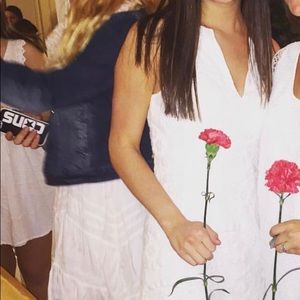 Lilly Pulitzer white lace dress